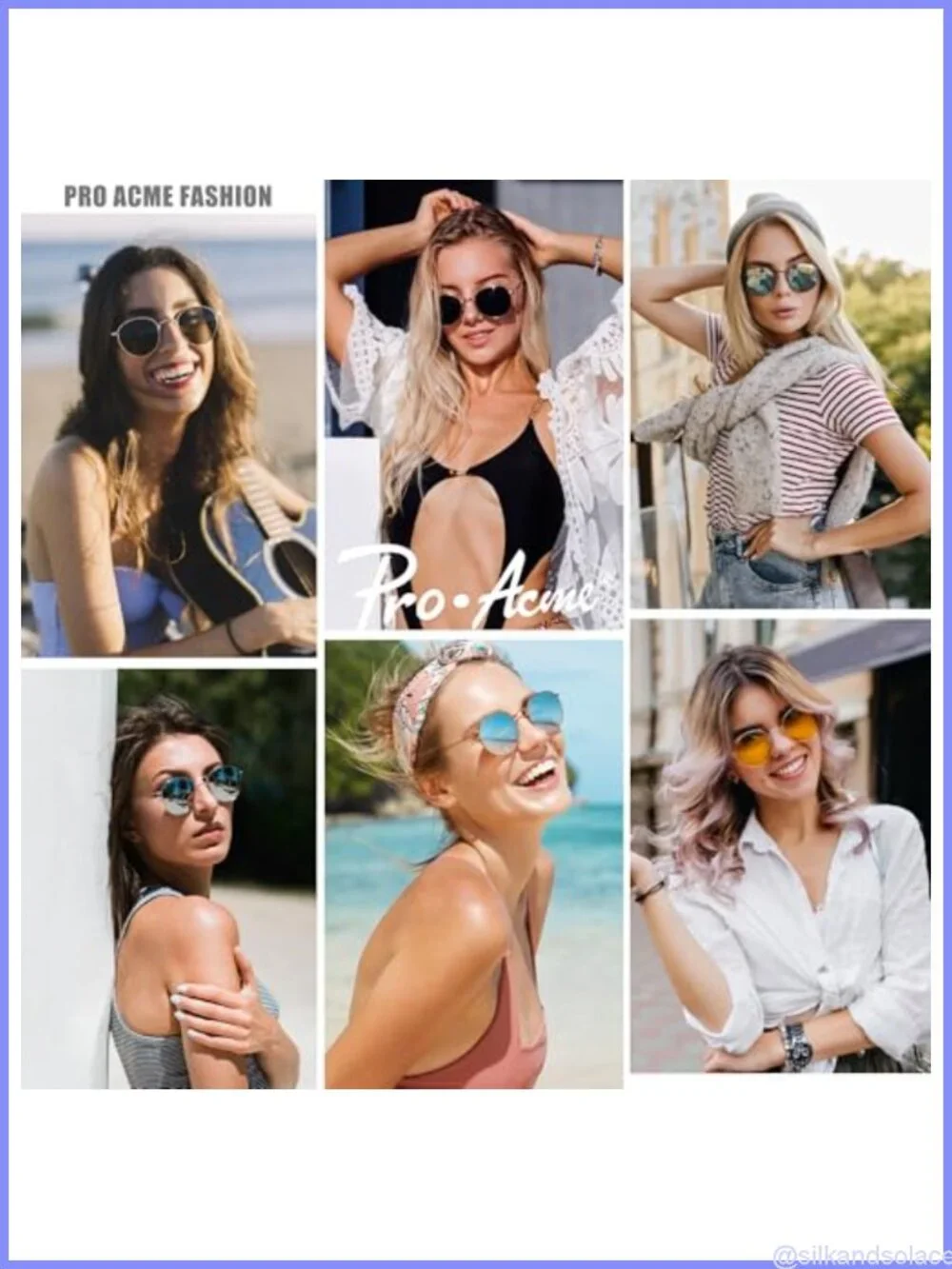 Small Round Metal Polarized Sunglasses Retro Designer Style UV400 50mm